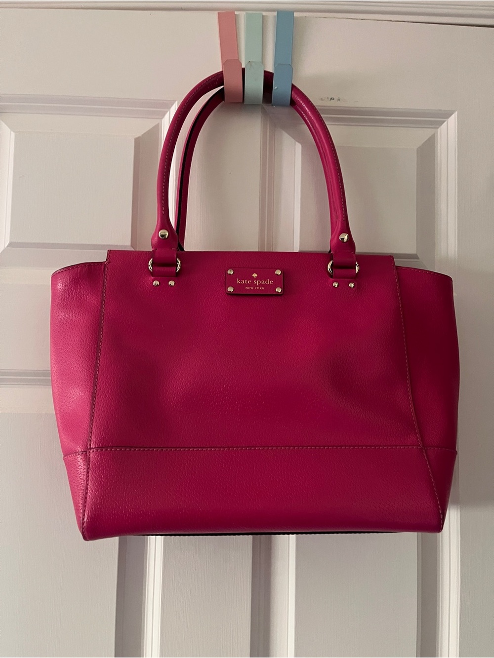kate spade Hot Pink Leather Tote